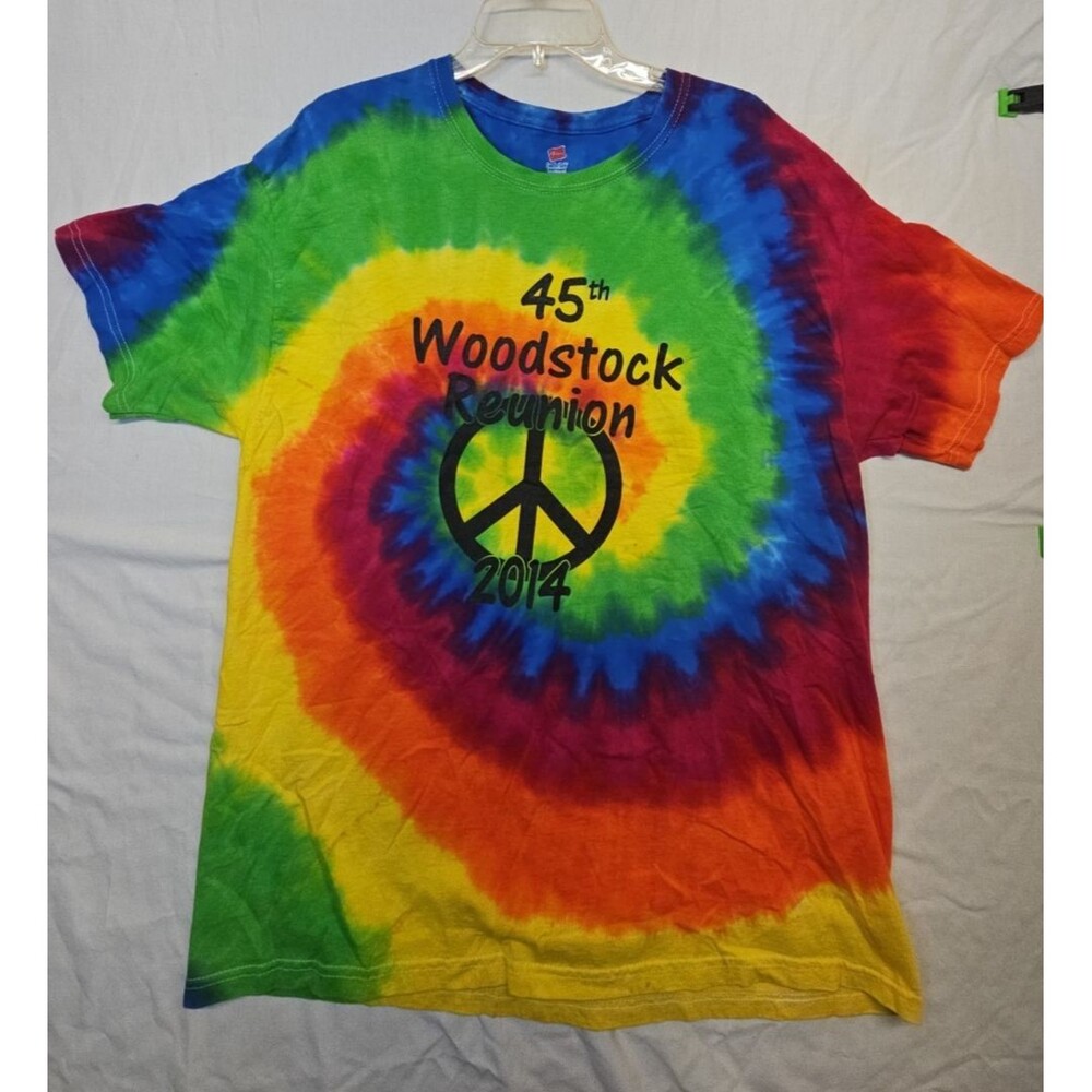 Hanes Comfort Soft Heavy Weight X Large Woodstock 45th Re Union 2014 Pre Loved
